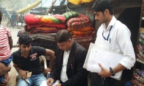 Mass Door to Door Campaign for Legal Awareness Programme held by Central DLSA, THC Delhi