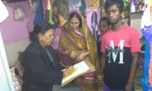 Mass Door to Door Campaign for Legal Awareness Programme held by Central DLSA, THC Delhi