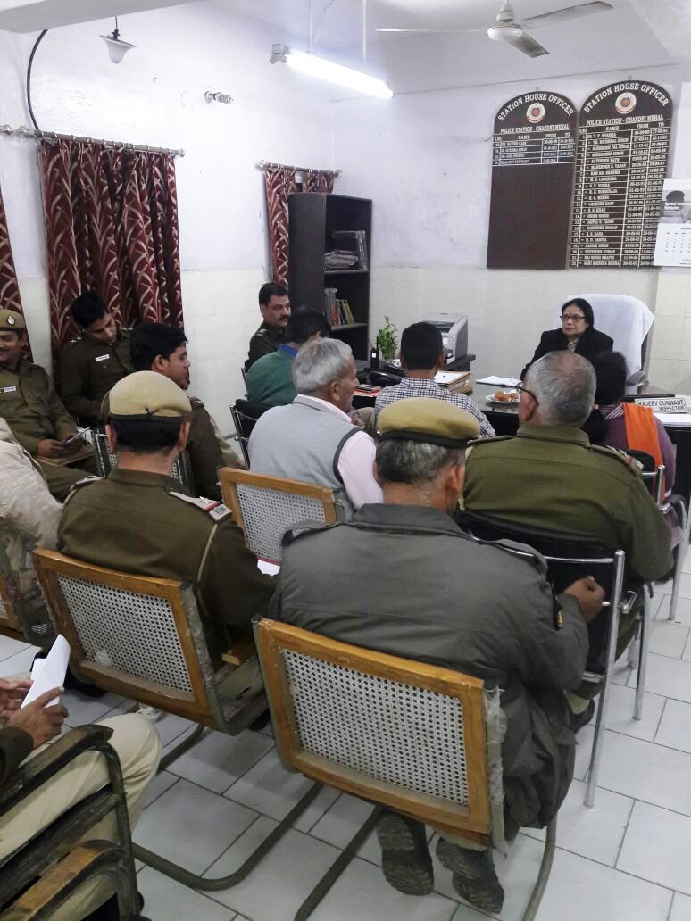 Central District legal Services Authority Organised a Legal Literacy Class for Police Officer at Chandni Mahel  Police Station