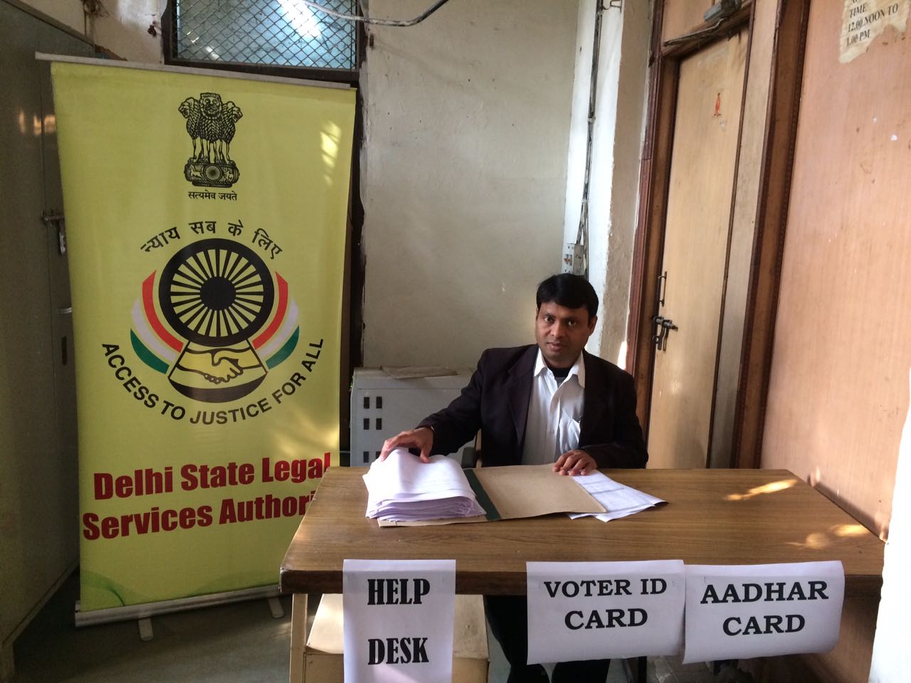 Central District Legal Services Authority organised a Legal Literacy Camp at SDM Office (Central District) Tis Hazari Courts.