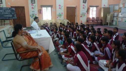 Central DLSA organized Legal Literacy Class as a part of Mass Literacy Campaign in SKV, Aaram Bagh Lane, Pahar Ganj