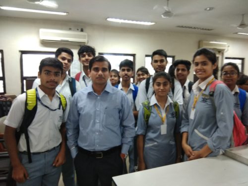 School Students of Bal Bharti Public School, Sir Ganga Ram Road, to see court proceeding