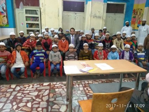 Central DLSA organised a legal Awareness Programme in the observance of Children Day on the topic of “Availability of Free Legal Aid and Services , POCSO and Law for Children.” at Bachcho Ka Ghar(Orphanage) 5025, Subji Mandi, Darya Ganj .