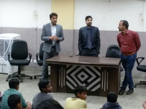 In the observation of “Legal Services Day and “Connecting to Serve” Central and West DLSA jointly organised Legal Awareness Programme AT DMRC Children Home, run by Salambalak Trust Tis Hazari Metro Station on 10-11-2017.