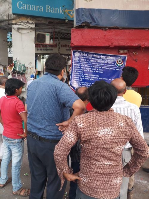 Central DLSA place banners on various conspicuous places in its jurisdiction so that the information about Availability of Free Legal Services and Various Schemes of DSLSA