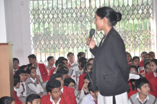 Central DLSA organised puppet show on POCSO Act on 22-11-2017 at Ramjas School, Karol Bagh, Delhi. Students below 14 Years of Age were made about Sexual Offences and Protection from such Offence through Puppeet Show.