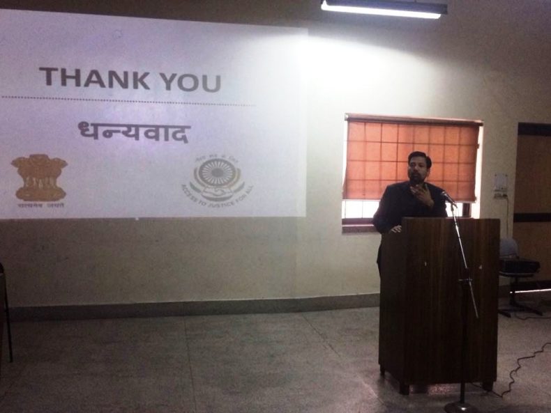 Central DLSA organised Legal Literacy Class on  Child Abuse & POCSO Act at Leelawati Vidhya Mandir, Shakti Nagar, Delhi on 04-12-2017.