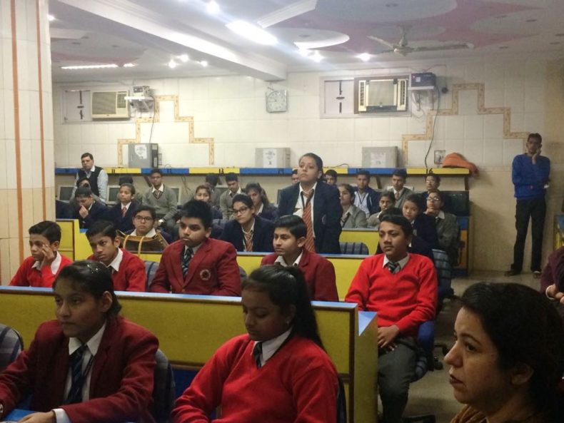 Central DLSA organised Legal Literacy Class son Drug Abuse & related topics at Virender Public School, Delhi on 06-12-2017.