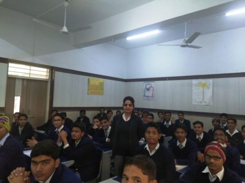 Central DLSA organised Legal Literacy Class at SBV, Rouse Avenue, Delhi on 18-12-2017 on the topic of “Water Conservation”.