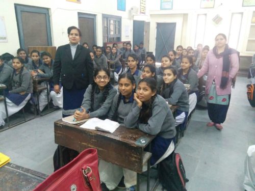 Central DLSA organised Legal Literacy Class at SKV-Kedar Building, Subzi Mandi, Delhi on 20-12-2017