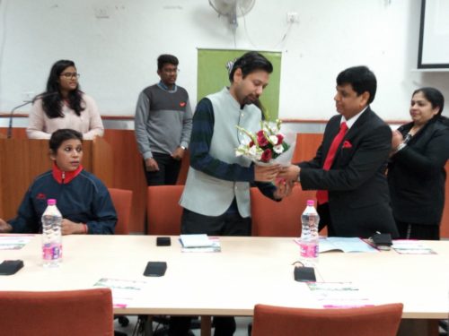 Central DLSA in coordination with NSS Society, Ramjas College organised self Defence training Programme at Ramjas College. University of Delhi on 23-01-2018.
