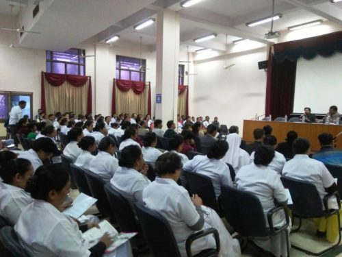 Central DLSA organised Legal Awareness Programme for doctors and Medical Staff on the topic “Free Medical & Legal to the Victims of Acid Attack and Sexual Violence” at St. Stephen’s Hospital, Delhi.