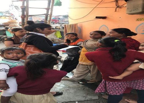 Central DLSA in coordination with Legal Services Society, Campus Law Centre, University of Delhi organised Legal Assistance Desk on 16-02-2018 at Daya Basti, Sarai Rohilla