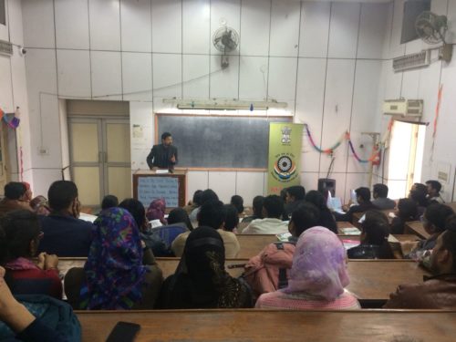 Central DLSA organised Legal Awareness Programme for Doctors and Medical Staff on the topi of ” Free Medical & Legal Aid to the Victims of Acid Attack and Sexual Violence” at Auryeda & Yunani Tibbiya Hospital & Medical College, Delhi on 30-01-2018