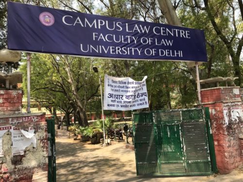 Central And West District Legal Services Authority organised a Awareness Programme regarding Health checkup and Aadhar Card in Campus Law Center Delhi University.