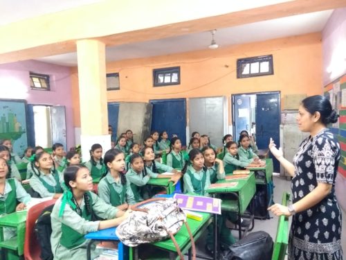 Central District Legal Services Authority organised a Legal Literacy Class in GGSSS, Ram Nagar,