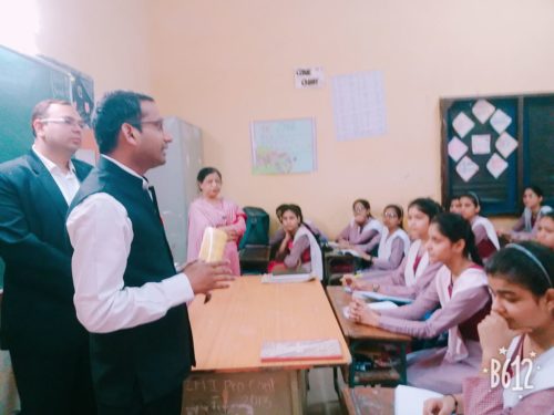 Central DLSA organised a Legal Literacy Programme at Government Girls Senior Secondary School, Balimaran, Delhi
