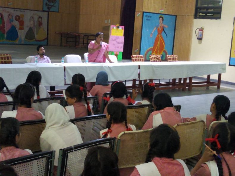 Central District Legal Services Authority Organised a Legal Literacy Class in Govt. Girls Senior Secondary School, Pataudi House