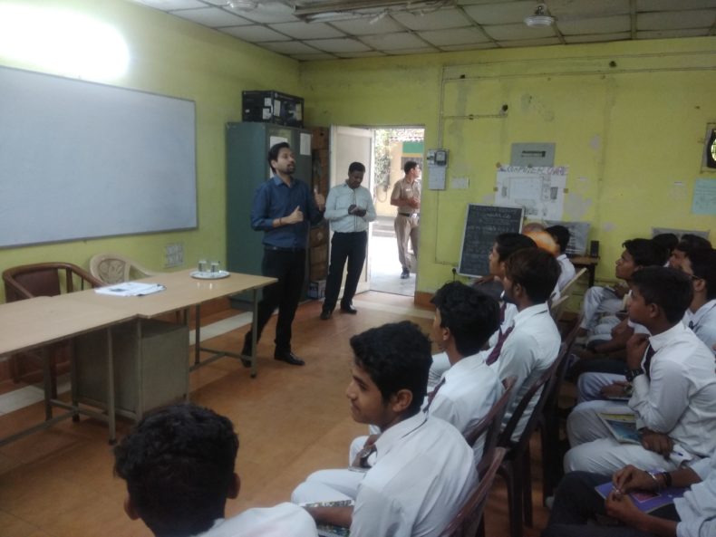 Central District Legal Services Authority Organised a Legal Literacy Class in Govt. Boys Senior Secondary School Mata Sundri Road.
