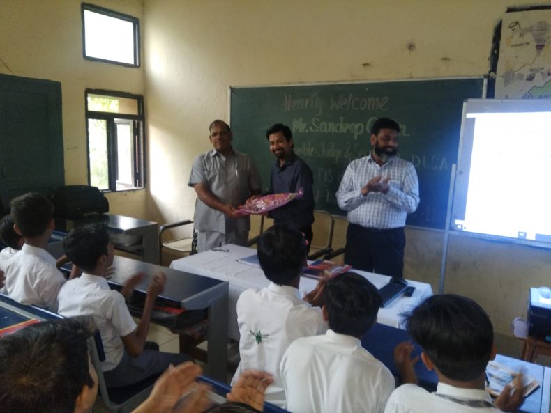 entral District Legal Services Authority Organised a Legal Literacy Class in Govt. Boys Senior Secondary School, Bela Road Darya Ganj.
