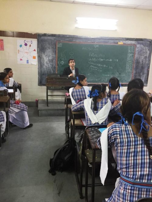 Central District Legal Services Authority Organised a Legal Literacy Class in Govt. Sarvoadya Kanya Vidalaya, Inderlok, Delhi 10.07.2018