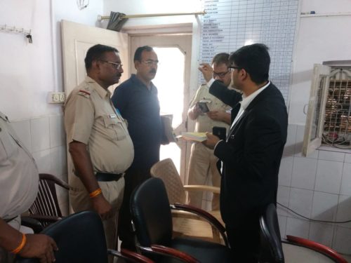 Central DLSA* organised legal literacy class for police officers at Police Station Burari on 11.07.2018 on POCSO by Panel Advocate