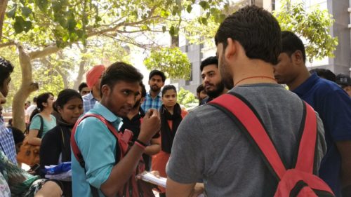 Central DLSA* organised *community outreach programm followed by legal service camp at Mojhiwala Lal Bagh Slum Area, Azad Pur on 22.04.2018. PLV visited dooe to door.