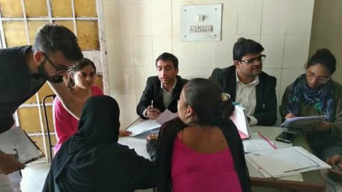 entral DLSA organised community outreach programm followed by legal service camp at Mojhiwala Lal Bagh Slum Area, Azad Pur on 22.04.2018