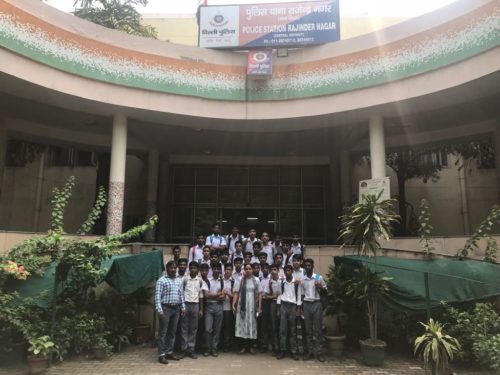 Central District Legal Services Authority organised school visit for students of Salwan Boys Sr. Secondary School, Rejender Nagar on 22/07/2018.