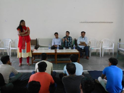 Central DLSA organized Awareness programme for the inmates of jail no. 3 of Tihar jail on the topic ‘Drugs and substance Abuse’. Ms. Janvi, an Expert from SPYM