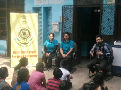 Central DLSA organized legal awareness programme, 10 days self defence training programme from 17.09.18 to 27.09.18 and plantation drive in the observance of World Ozone Day.