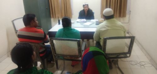 In the observance of international day for the Elimination of Violence Against Women (25th November). Central DlSA organised Jan Sunwai