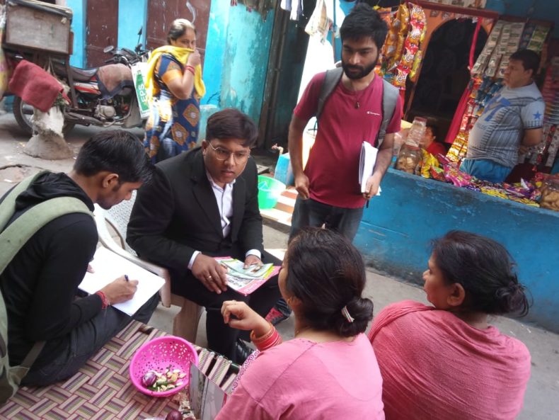 In the continuation of Door to Door Campaign (15 to 24 November)the team consisting of panel lawyer and PLVs visited the area of Gulabi on 17-11-2018