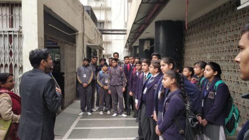 CDLSA organised school visit for students of St. Michel Senior Secondary School, Pusa Road Karol Bagh Delhi on 31.01.2019