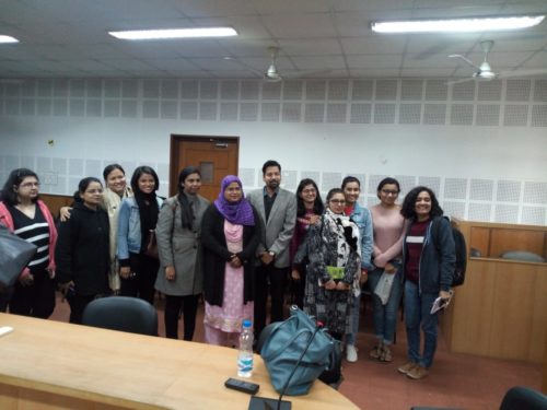 Central DLSA organized legal awareness programme, in the observance of National Day for Girl Child on the topic Pre Conception, Pre Natal and Diagnostic Techniques Act at Indra Prastha College, Delhi University on 24.01.19