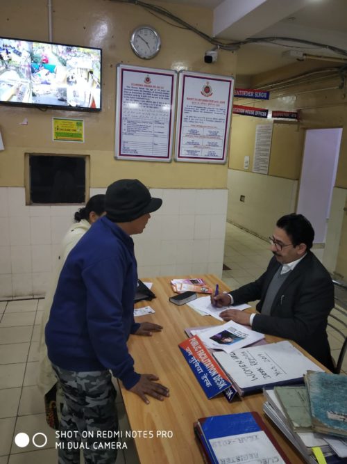 As a part of campaign from 05.03.19 to 08.03.19, in the observance of International Day for women, Central District Legal Services Authority set up a help desk and hold a sensitisation program and a counselling session at Gulabi Bagh Police Station