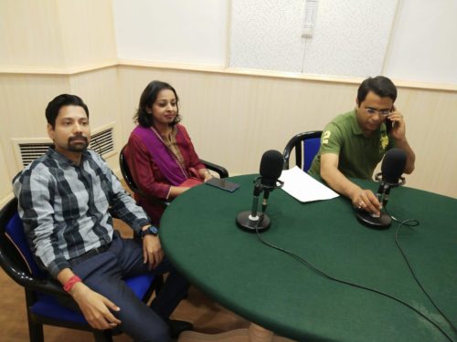 Radio program on the topic *Free Legal Aid and Services at Prasaran Bhawan, Sansad Marg, on 24.4.19 at 3 :00 p.m. on Aakashwani radio station.