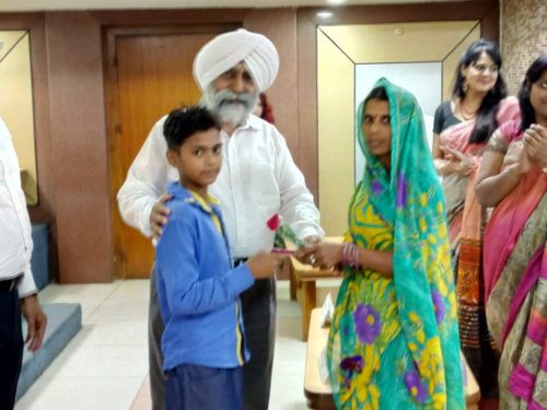 Under the project Udaan CDLSA in association with Sathi NGO organized Family Reunion ceremony , dedicated to reuniting separated children with families on 23.04.18 at room no. 135, THC