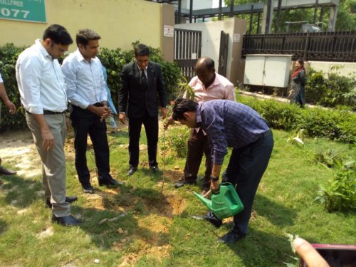 On the occasion of International Earth Day, Central District Legal Services Authority and West District Legal Services authority organise a tree plantation programme in Tis Hazari Courts Complex.