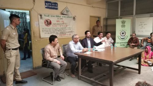 On the occasion of International Labour Day Central District organised a awareness camp at Nimri Colony Ashok Vihar near Deputy Secretary Office on 06-05-2019 at 9:45 am.