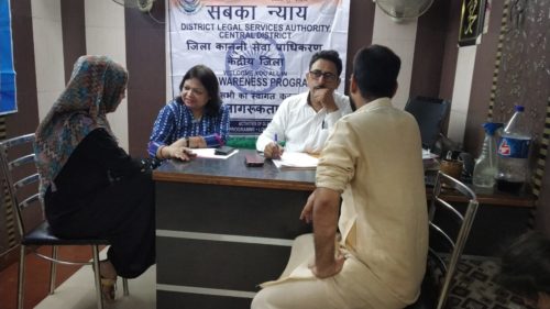 Central DLSA organized Aadhar camp, legal awareness program & Drugs substance & abuse & Drinken & Driving