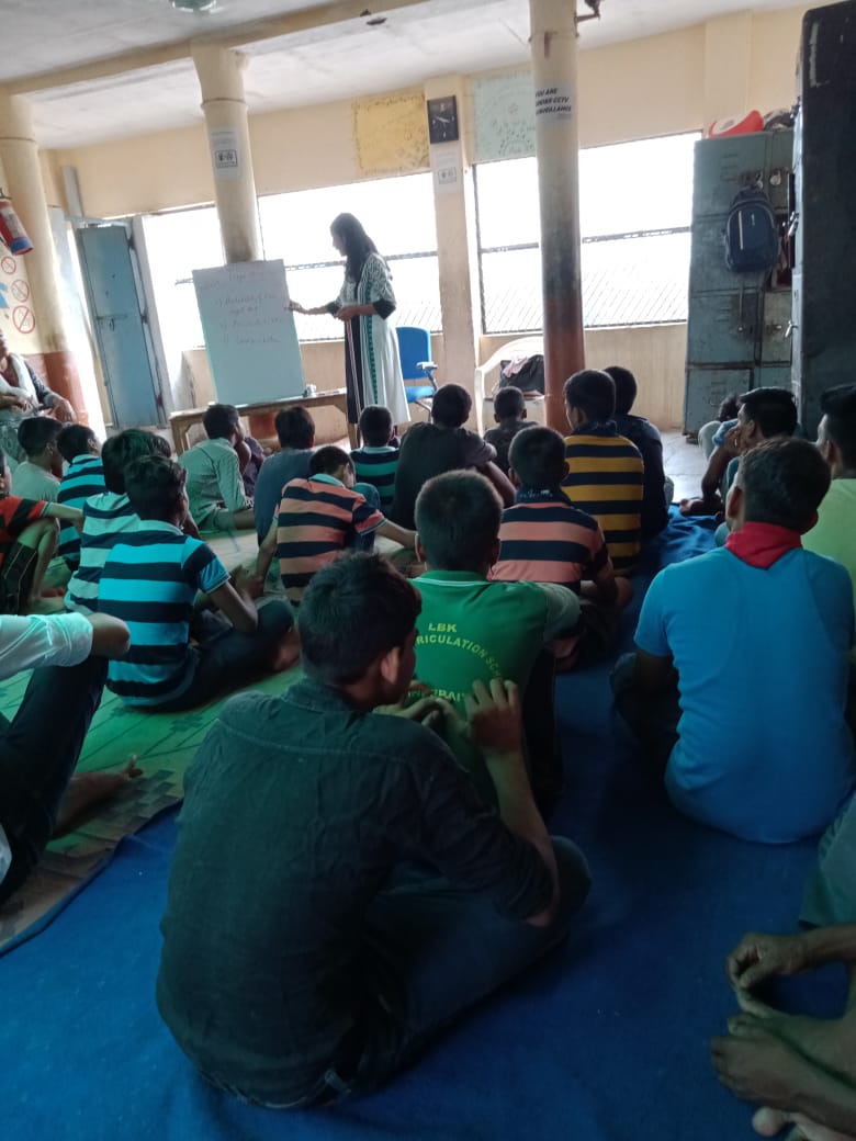 Central DLSA organized a legal awareness program at Prayas open shelter home, Mori gate