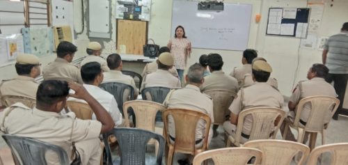 Central District Legal Services Authority organized an awareness programme for the Police Officers at Jama masjid, Police station