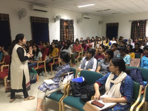 Central District Legal Services Authorities organized a legal awareness session in the form of a Lecture-cum-Workshop including an open interaction with the students of Miranda House,