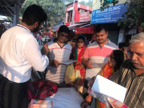 In the continuation of State Action plan Central District Legal Service Authority organised a legal awareness camp at Jhandewalan Vaishno Devi Mandir, DB Gupta Road, Block E, Jhandewalan Extension,