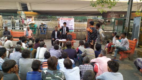 In continuation of State action plan Central District Legal Service Authority organised a legal awareness drive on 19-10-2019