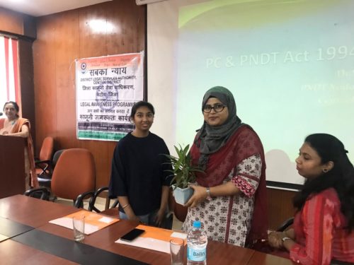 Central DLSA organized a legal awareness programme on topic of PC and PNDT act * at Kirorimal college, University of Delhi