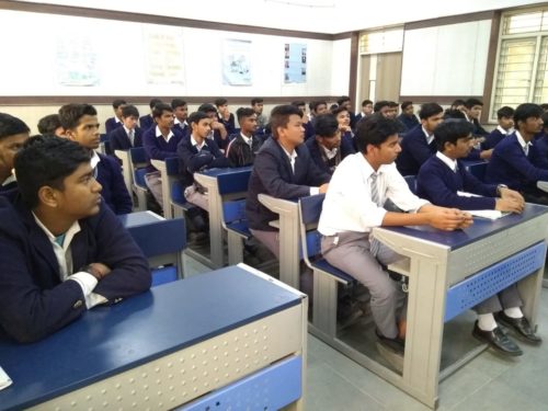 Central DLSA organized legal literacy class SBV Rouse Avenue Delhi.