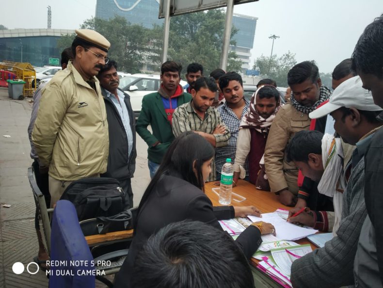 Central District Legal Services Authority* organised a Help Desk by Panel Advocate and PLVs at New Delhi Railway Station.