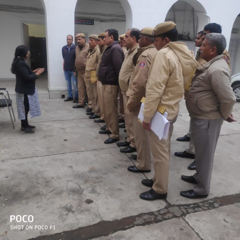 Central District Legal Services Authority* organised a Legal Literacy Class by Panel Advocate at Karol Bagh Police Station